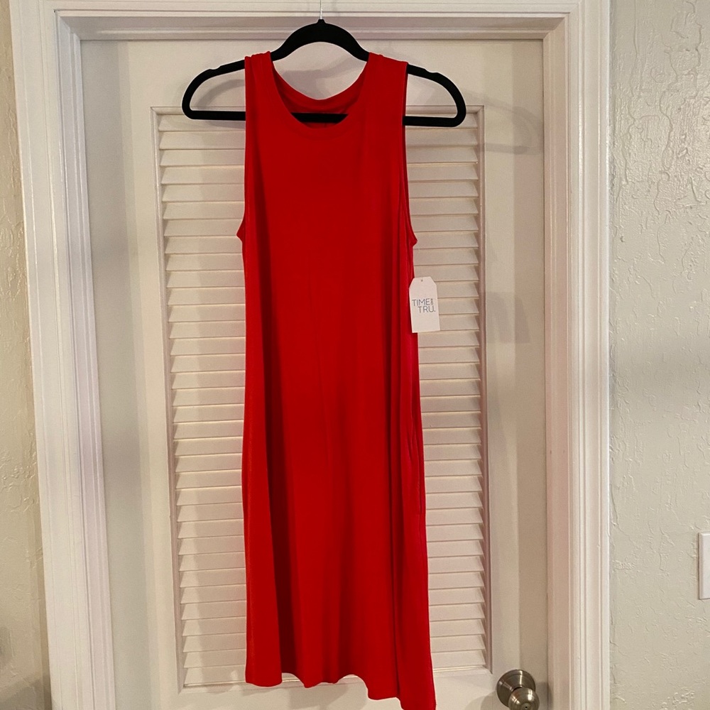 Sleeveless T-shirt dress